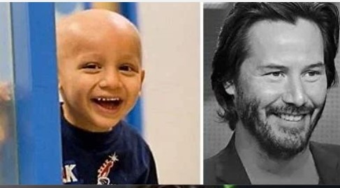 Keanu Reeves donating money